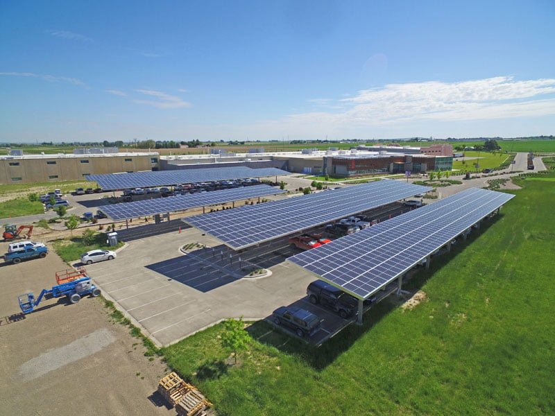 5,200 Solar Panels on a carport